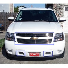 07-11 CHEVY AVALANCHE PICKUP BILLET GRILL COMBO GRILLE