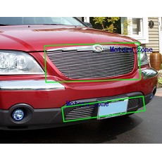 04 05 06 CHRYSLER PACIFICA BILLET GRILL COMBO GRILLE