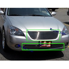 02 03 04 NISSAN ALTIMA BILLET GRILLE COMBO GRILL SET